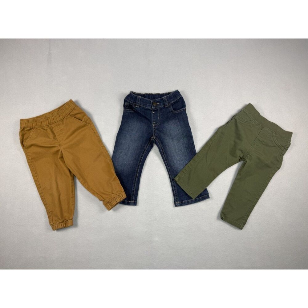 Garanimals Boys Casual Three Pants Bundle Size 18 month